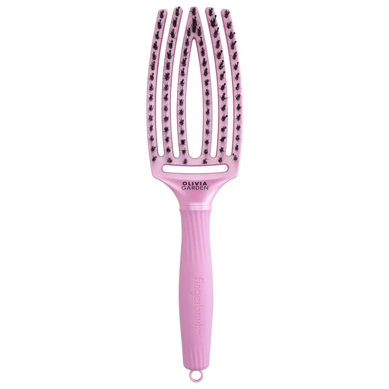 Olivia Garden - Cepillo Fingerbrush Arctic Lights Celestial Pink - 1 Unidad