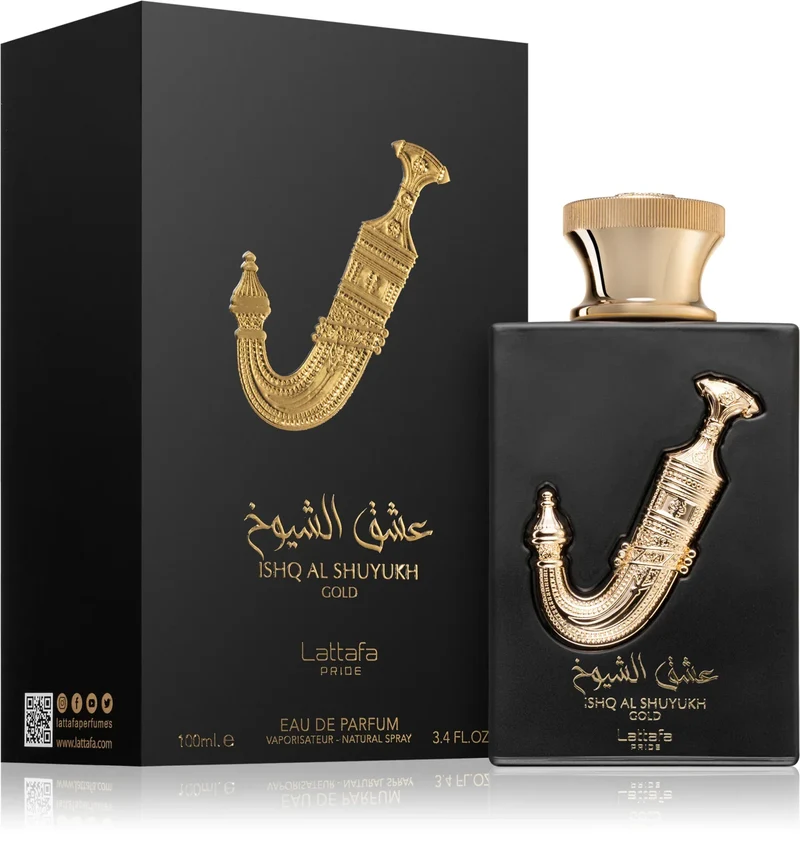 Ishq Al Shuyukh Gold 100ml Eau De Parfum Lattafa Perfume Masculino Exclusivo