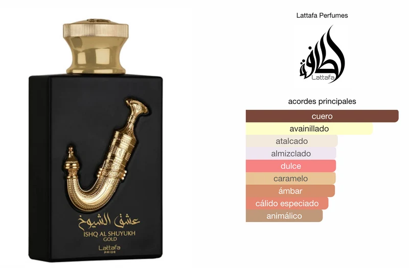 Ishq Al Shuyukh Gold 100ml Eau De Parfum Lattafa Perfume Masculino Exclusivo