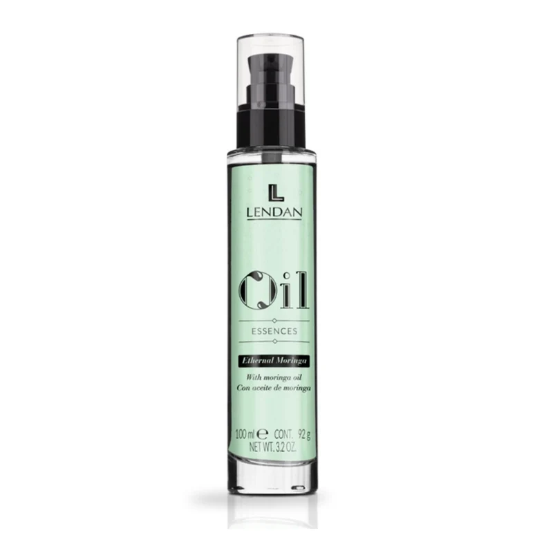Lendan Moringa Pack 4 Productos - Champú 300ml + Mascarilla 500 ml + Aceite 100 ml + Reparador ethernal 200ml