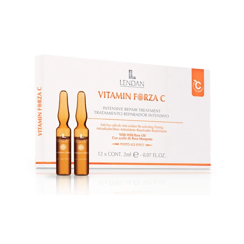 Lendan - Vitamin Forza C ampollas para tratamiento reparador intensivo 12 x 2 ml