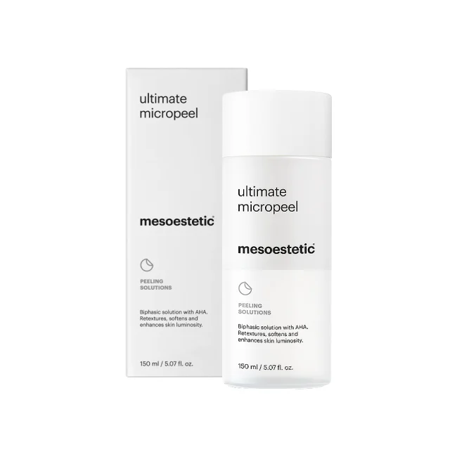Mesoestetic Ultimate Micropeel 150ml | Solución Exfoliante Facial Profesional