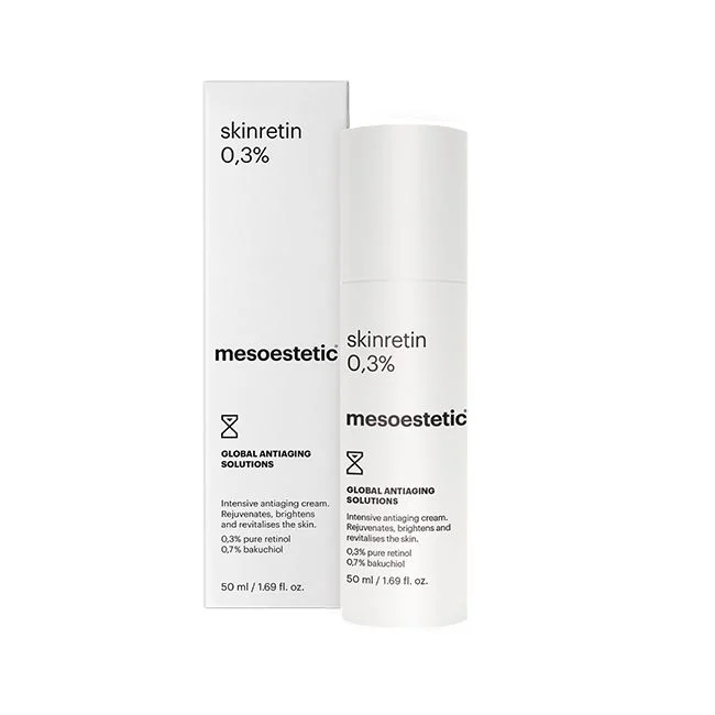 Mesoestetic Skinretin 0,3% 50ml | Crema de Noche con Retinol Puro y Bakuchiol