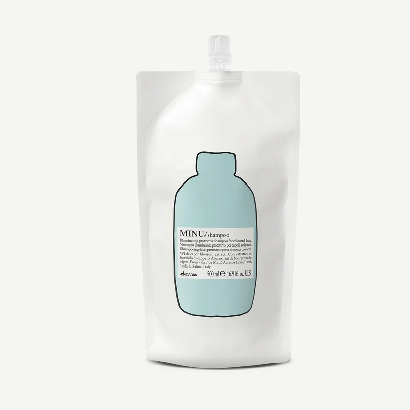 MINU Refill 500ml Champú iluminador y protector para cabellos teñidos