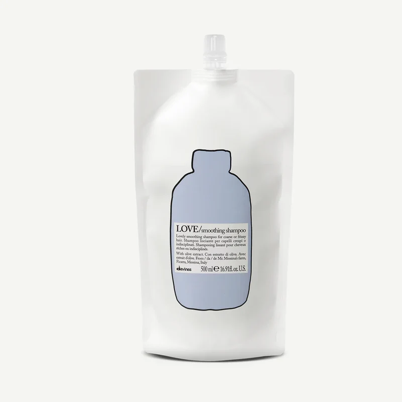 Davines LOVE Smoothing Refill 500ml — Champú Disciplinante