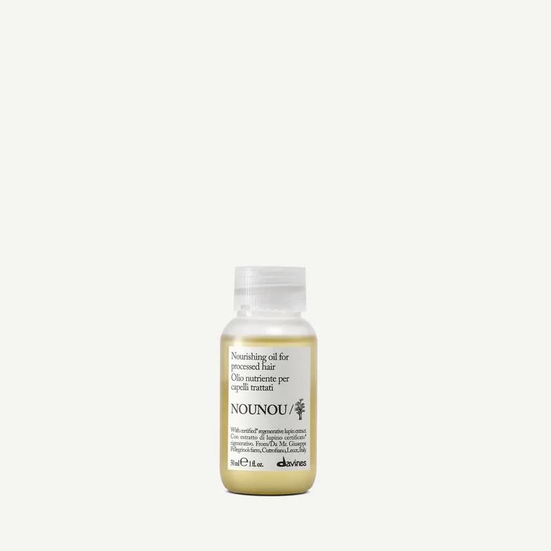 Davines NOUNOU Oil 50ml – Aceite Nutritivo Cabello Tratado y Quebradizo