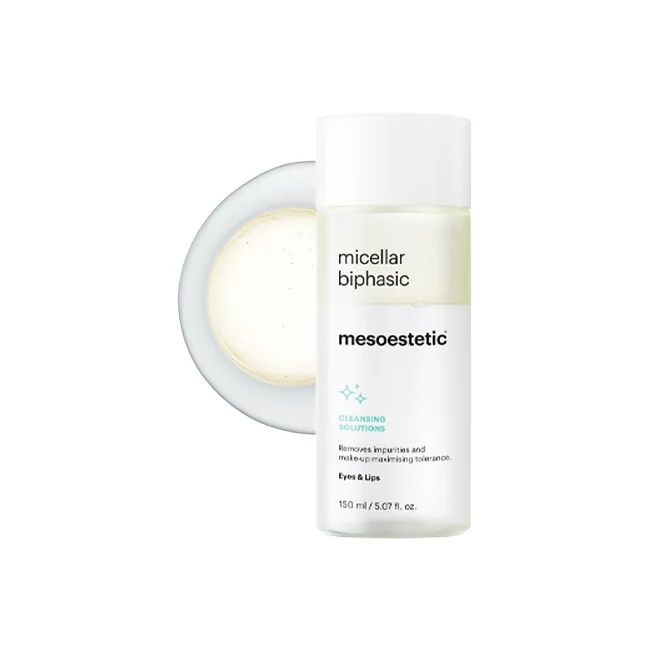 Mesoestetic Micellar Biphasic 150ml | Desmaquillante Bifásico Ojos y Labios