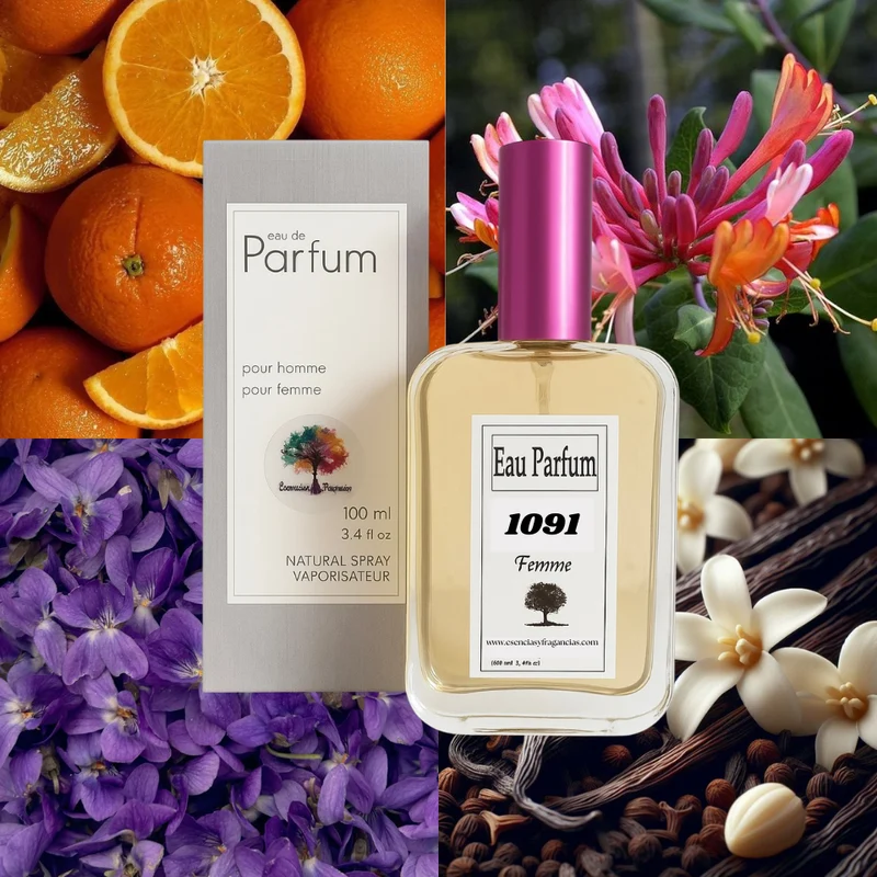 Perfume Femenino 1091 - Símil Love Me The Esmerald Elixir de Tous