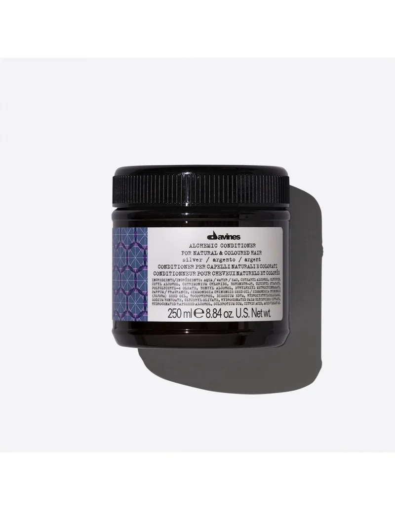 Davines ALCHEMIC Acondicionador Silver 250ml - Cabello Gris, Blanco y Platino