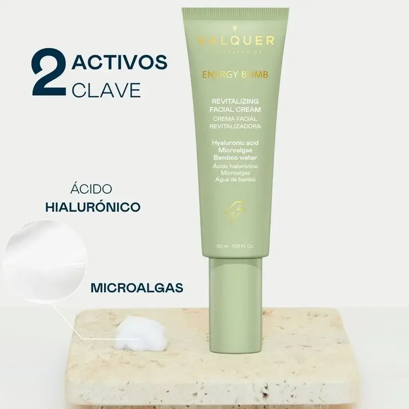 Valquer Energy Bomb Crema Facial Revitalizadora, 50 ml