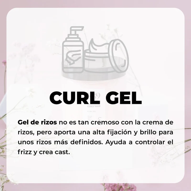K89 - Curly Hair Curl Gel Definidor de Rizos con Aceite de Argán 500 ml - Alta Fijación y Efecto Cast 48 h - Método Curly, Sin Siliconas ni Sulfatos
