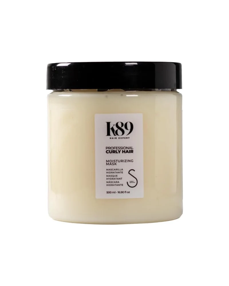 K89 - Professional Curly Hair Mascarilla Hidratante con Manteca de Karité, Aceite de Coco y B5 500 ml - Hidrata el Rizo Extraseco - Método Curly