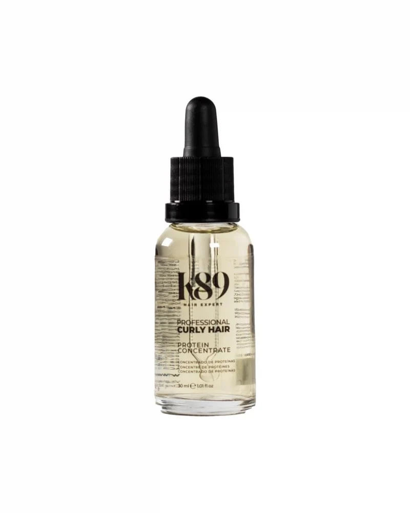 K89 - Professional Curly Hair Protein Concentrate Concentrado de Proteína con Soja y Colágeno 30 ml - Fortalece el Rizo Dañado - Método Curly