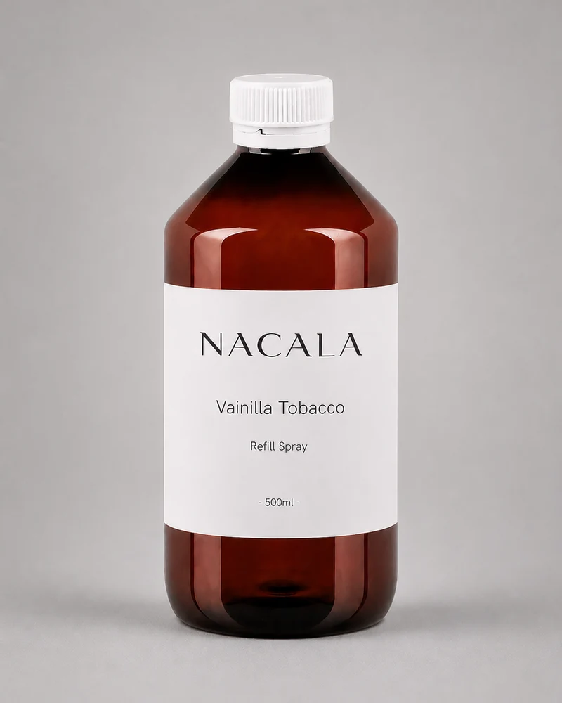 Ambientador Spray 300ml NACALA - Vainilla Tobacco - Olor a Tabaco Especiado, Vainilla y Cacao - Fragancia de Lujo