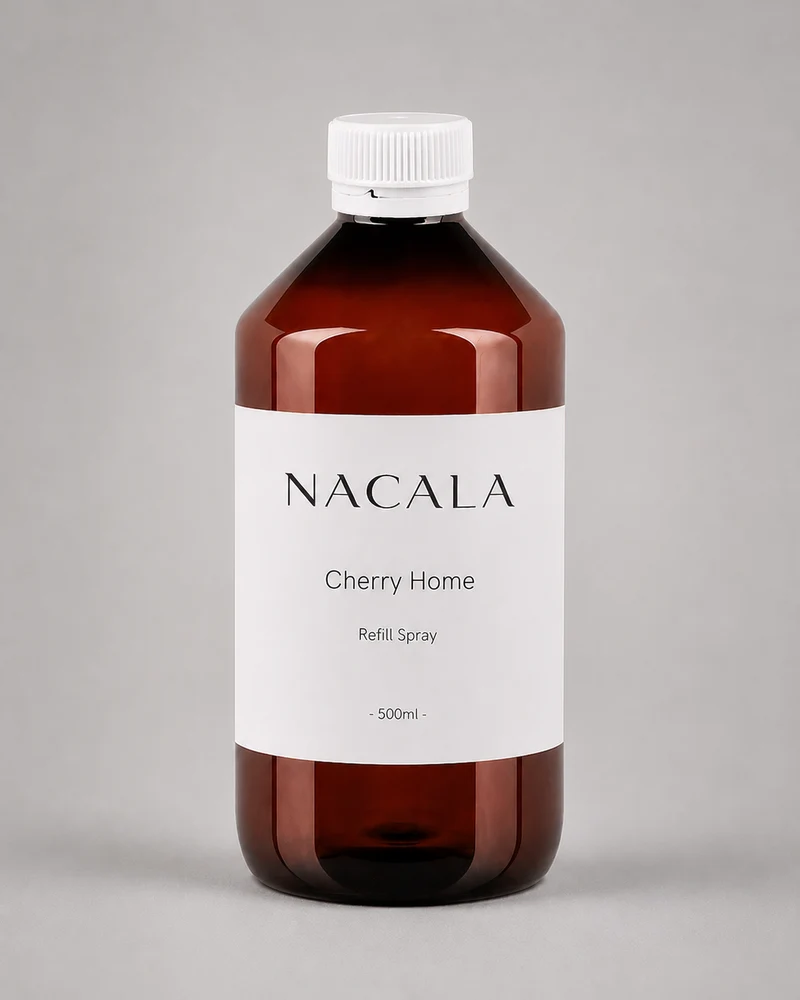 Ambientador spray 300ml NACALA - Cherry Home - Inspirado en ZaraHome - Gourmand de Cereza y Piruleta Dulce y Acogedora para Toda la Casa