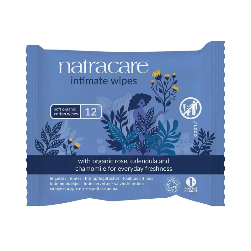 Natracare Intiem hygienische doekjes 12 stuks