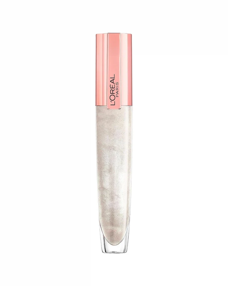 L'ORÉAL PARIS - Brilliant Signature Plump Brillo de Labios Efecto Volumen 400 Maximize Transparente 7 ml con Ácido Hialurónico y Colágeno - Labios Rellenos e Hidratados Alto Brillo de Larga Duración
