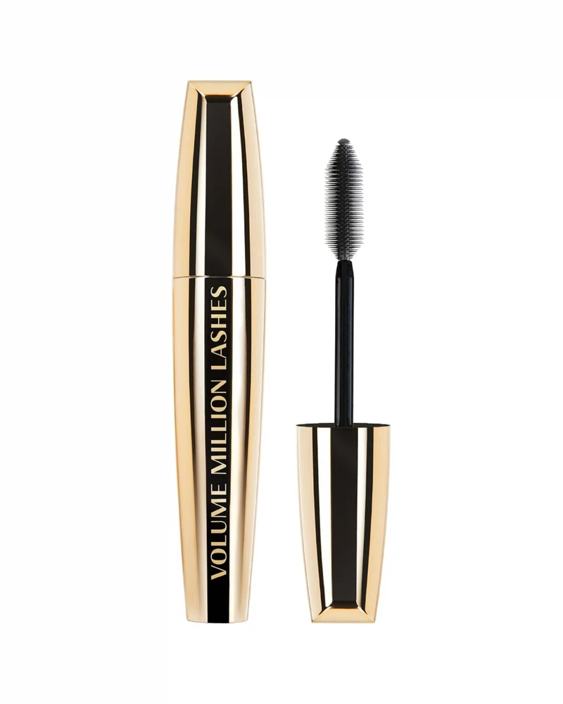 L'ORÉAL PARIS - Volume Million Lashes Balm Máscara de Pestañas Voluminizadora Tono Marrón - 7 Veces más Volumen y 92% Bálsamo de Cuidado con Aceite de Camelia y Orquídea Negra Apta para Ojos Sensibles
