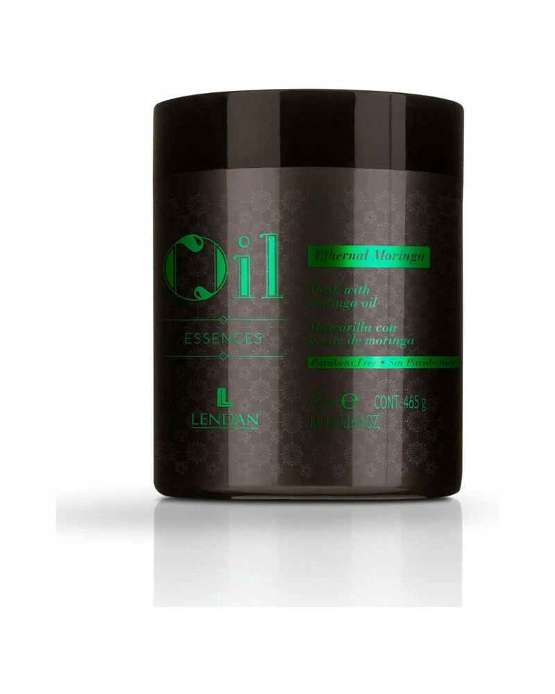 LENDAN - Ethernal Moringa Mascarilla Hidratante y Reparadora con Aceite de Moringa 500 ml - Nutre y Fortalece el Cabello Castigado - Efecto Antiedad