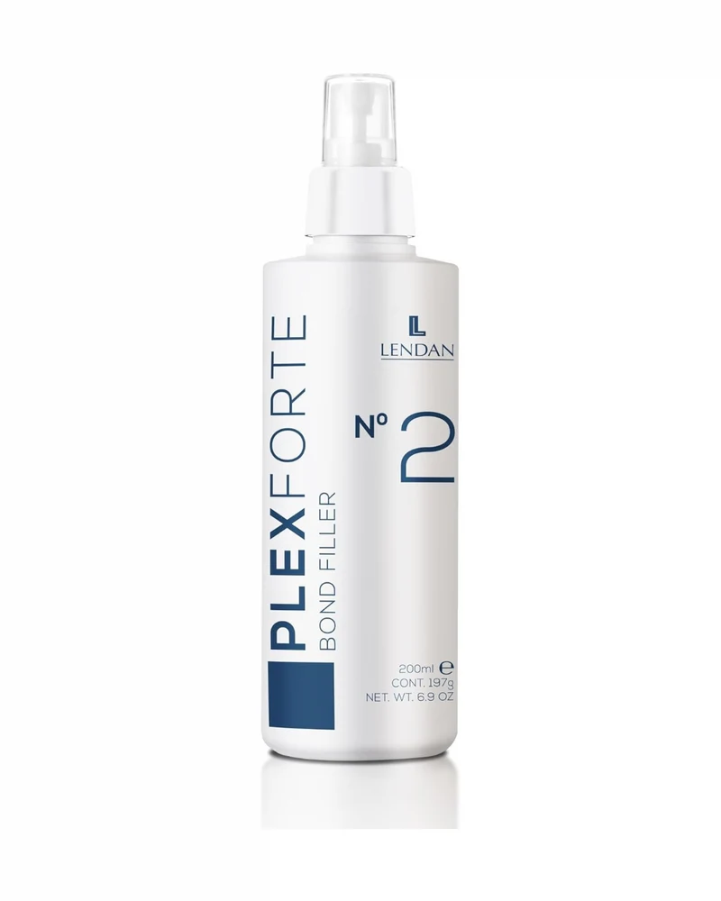 LENDAN - Plex Forte Nº2 Bond Filler Tratamiento Reparador sin Aclarado con Aminoácidos 200 ml - Refuerza los Enlaces del Cabello Teñido y Decolorado