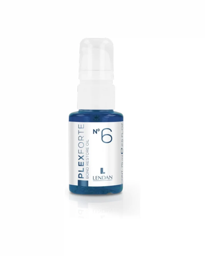 LENDAN - Plex Forte Nº6 Bond Restore Oil Aceite Capilar con Argán, Vitamina E y Monoï de Tahití 75 ml - Repara, Antirrotura y Protección Térmica 232º