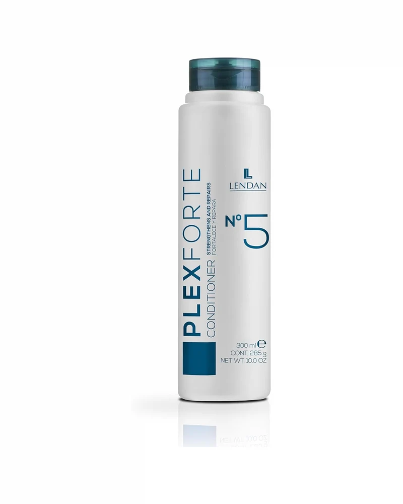 LENDAN - Plex Forte Nº5 Conditioner Acondicionador en Crema 300 ml - Reduce la Rotura y Devuelve la Fuerza - Brillo y Suavidad sin Apelmazar