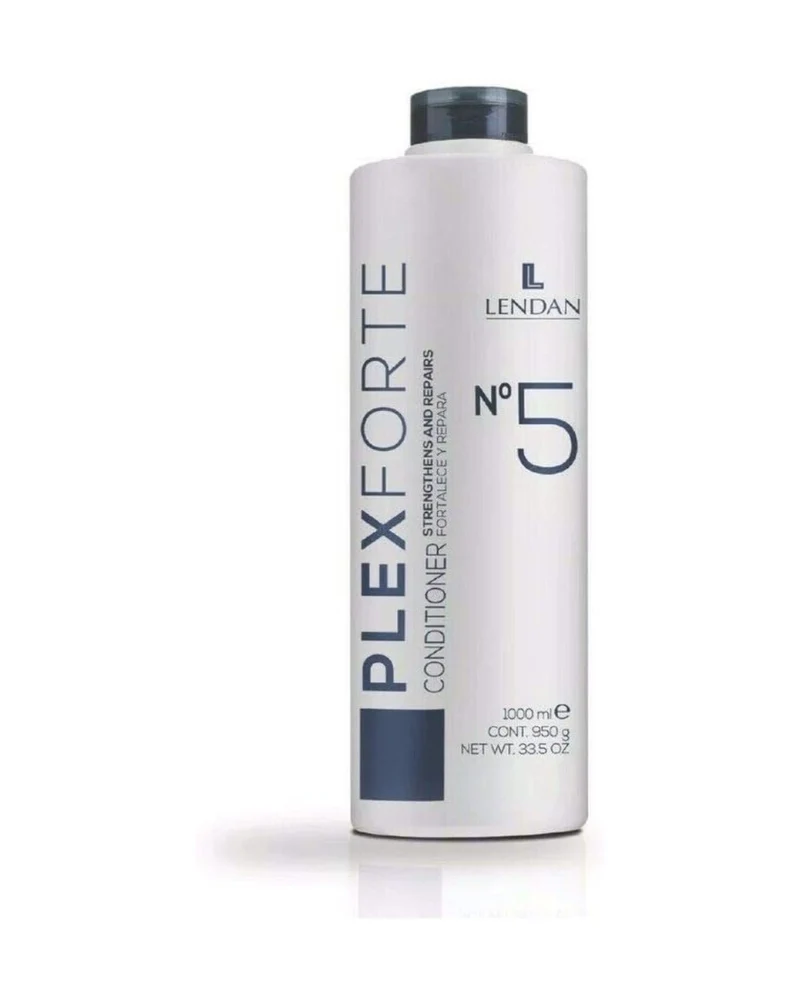LENDAN - Plex Forte Nº5 Conditioner Acondicionador en Crema 1000 ml - Reduce la Rotura y Devuelve la Fuerza - Brillo y Suavidad sin Apelmazar