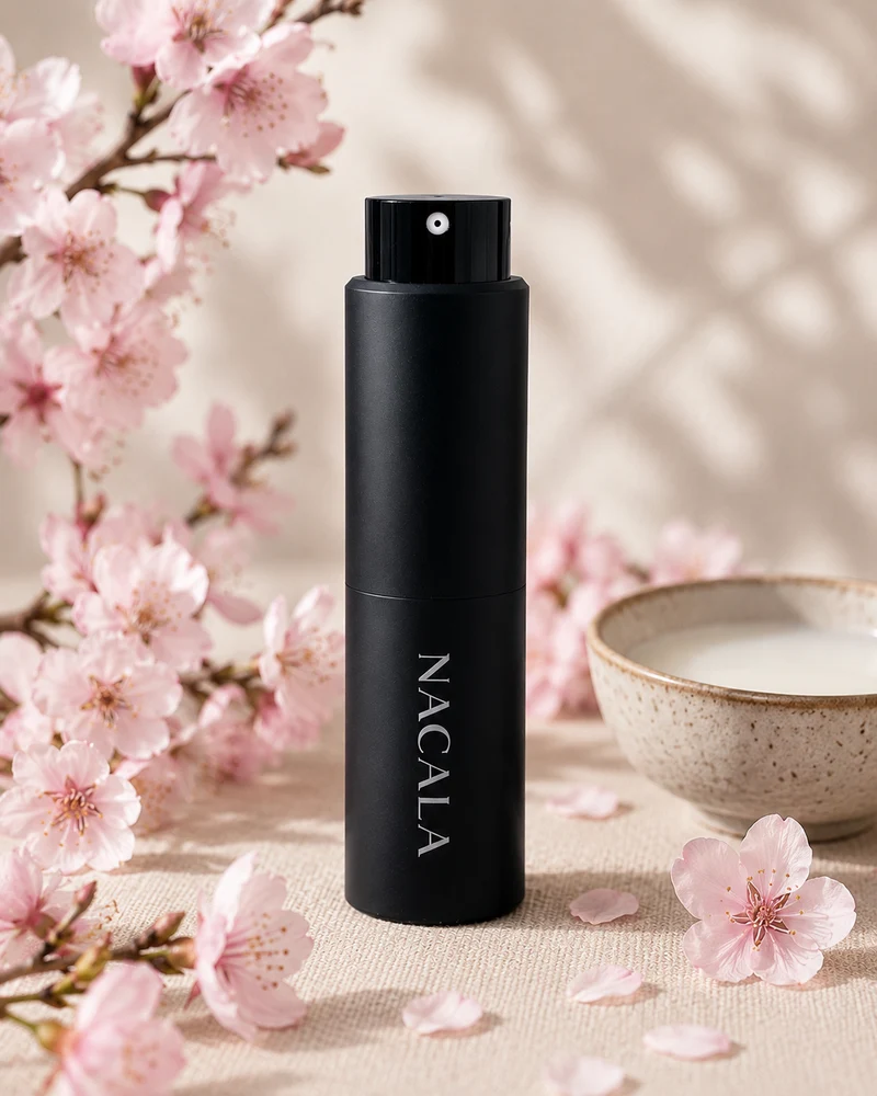 Ambientador NACALA - Sakura (Spray, Coche o Mikado) - Aroma Sensual a Flor de Cerezo y Vainilla - Floral Cálido para Dormitorio y Centros de Belleza