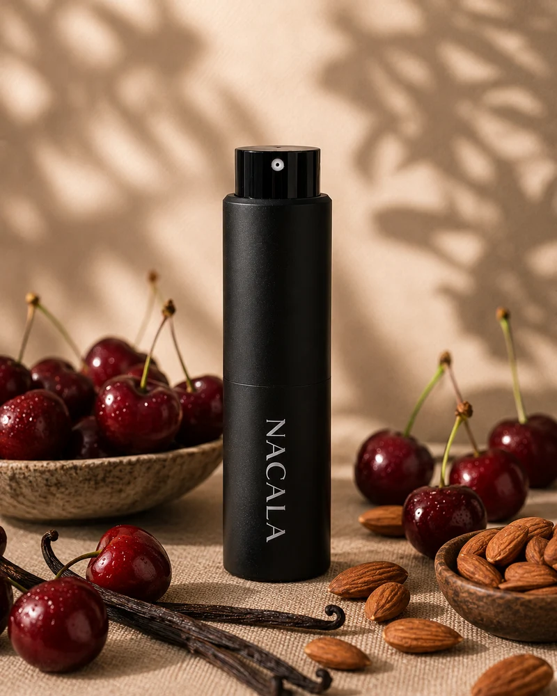 Ambientador NACALA - Cherry Home (Spray, Coche o Mikado) - Inspirado en ZaraHome - Gourmand de Cereza y Piruleta Dulce y Acogedora para Toda la Casa