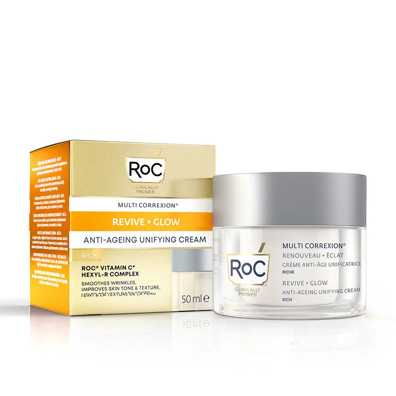 ROC - Cosmética Facial - REVIVE + GLOW / (4 opciones)