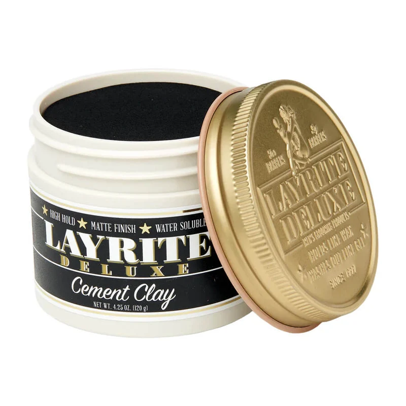 Layrite Cement Clay 4.25oz 啞光凌亂層次感髮泥