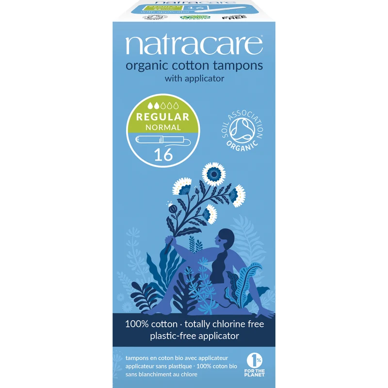 Natracare Tampons normaal met inbrenghuls 16 stuks