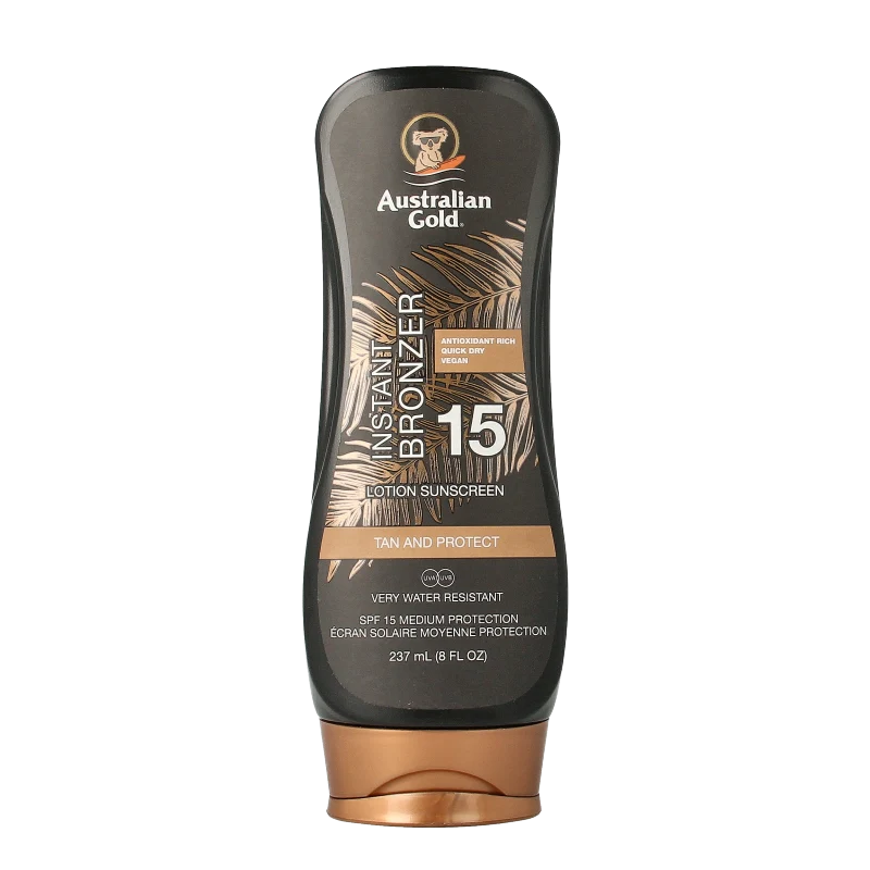 Australian Gold lotion met bronzer spf15 237 ml