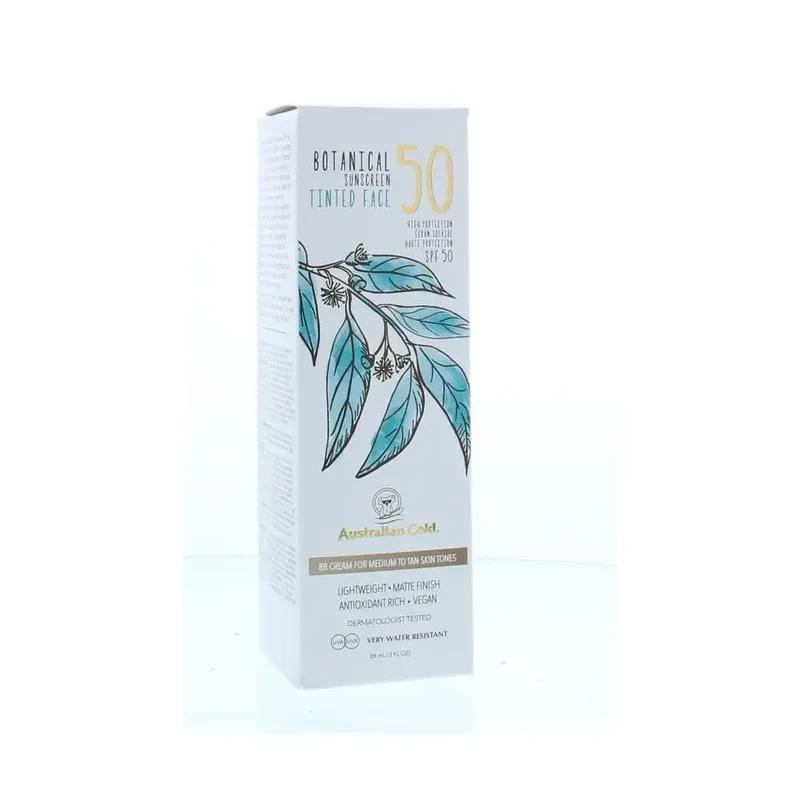 Australian Gold Botanical tinted face - medium tan SPF50 89 ml