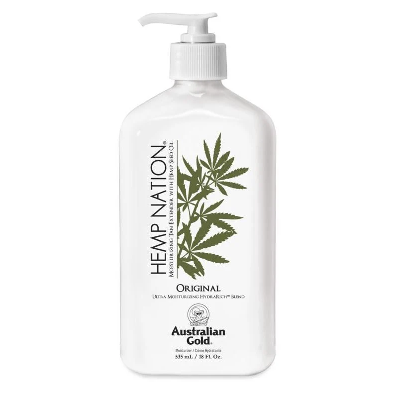 Australian Gold Hemp nation original moisturizing tan extender 535 ml