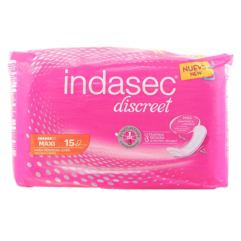 INDASEC - Higiene - DISCREET / (5 opciones)