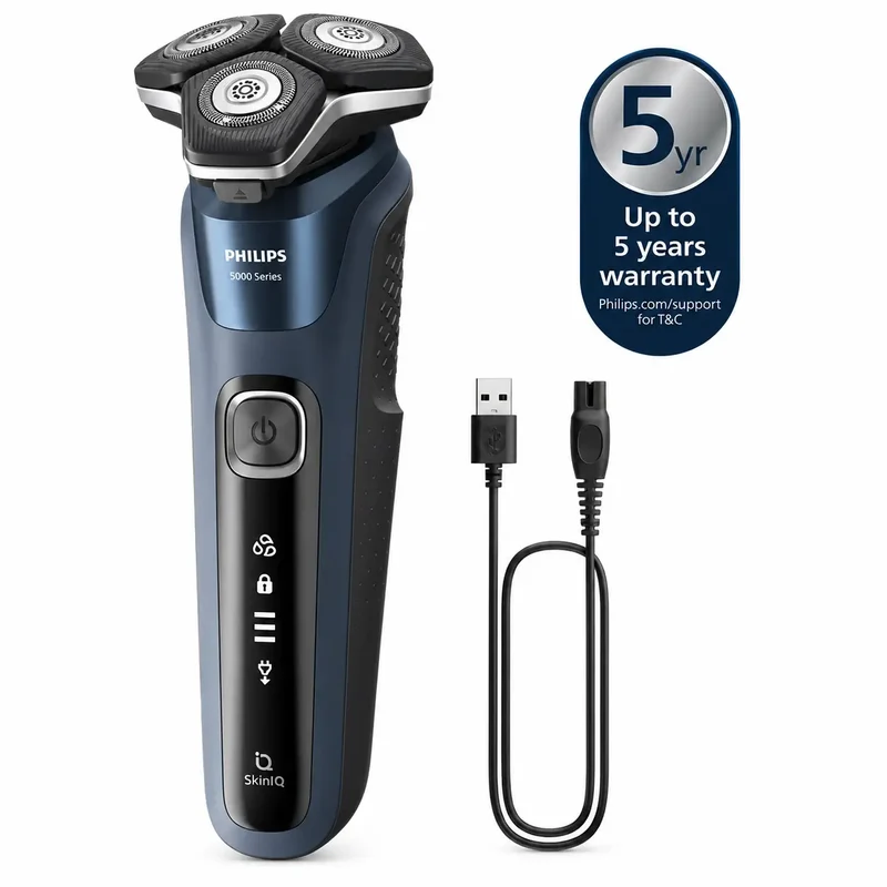Philips Shaver Series 5000 Wet & Dry Poweradapt, Cabezales 360D