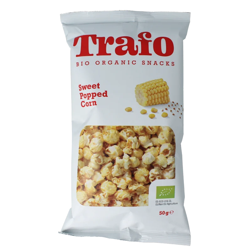 Trafo Popcorn zoet bio 50 gram