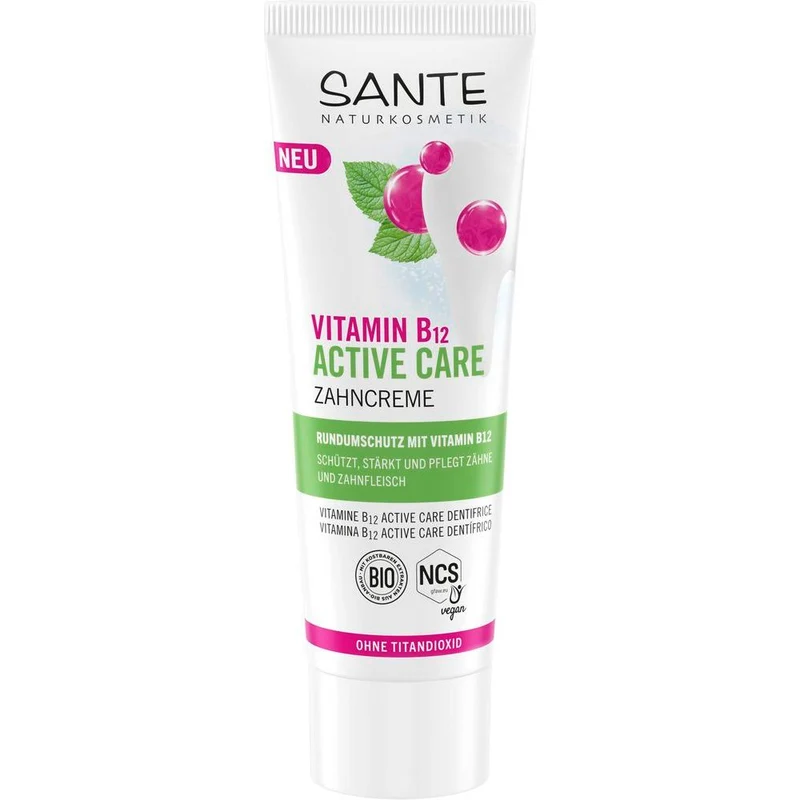 Sante Naturkosmetik Tandpasta vitamine B12 active care 75 ml