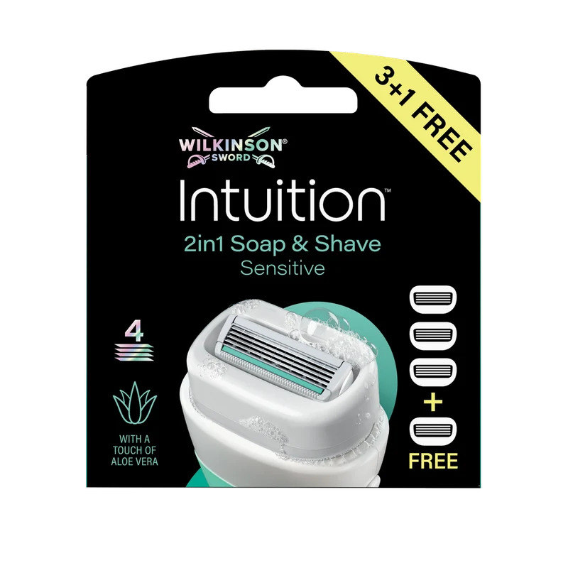 Wilkinson Intuition Sensitive Care 2in1 Scheermesjes 4 stuks