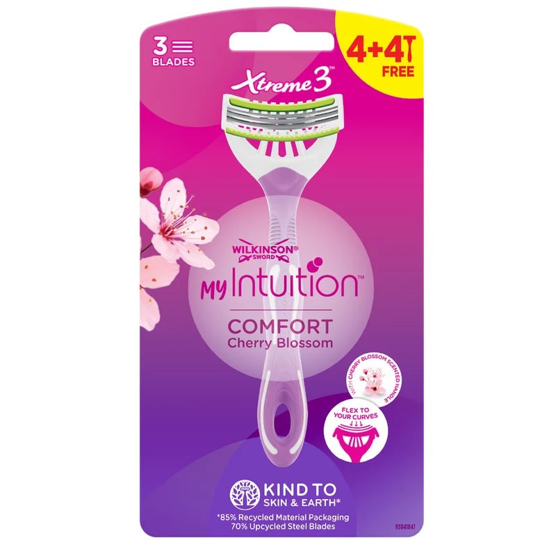 Wilkinson XTREME 3 myIntuition Comfort 4+4 gratis pack 8 stuks