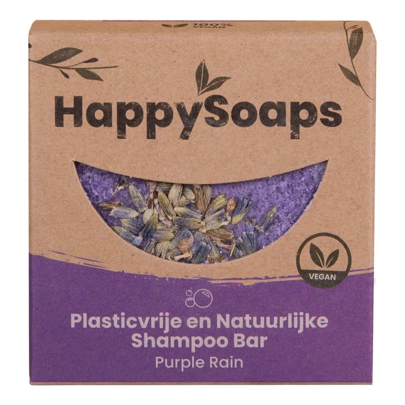 Happysoaps Purple Rain Shampoo Bar 70 gram