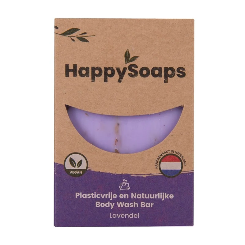 Happysoaps Happy Body Wash Bar - Lavendel 100 gram