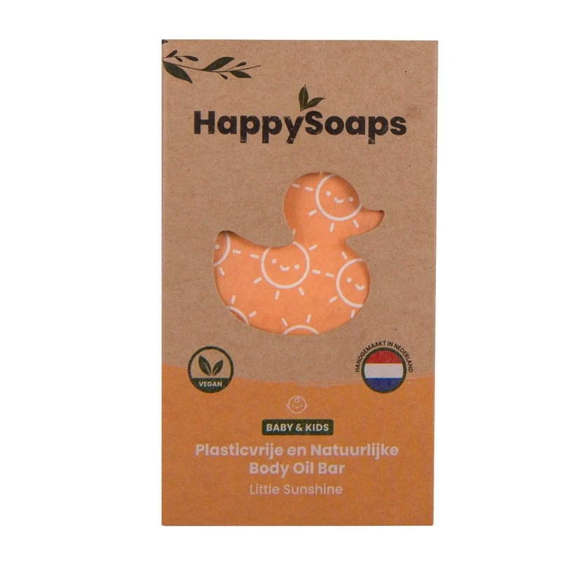 Happysoaps Baby & Kids Body Oil Bar – Little Sunshine 80 gram