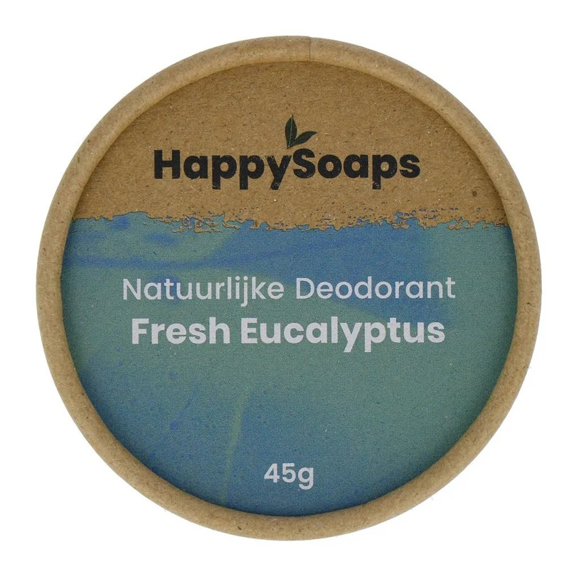 Happysoaps Natuurlijke Deodorant - Fresh Eucalyptus 45 gram