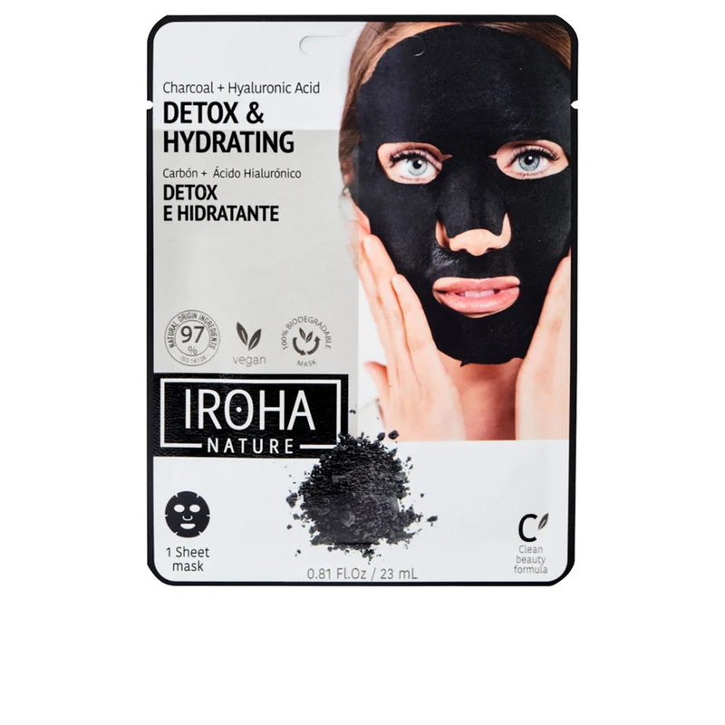 IROHA - Cosmética Facial - DETOX CHARCOAL BLACK