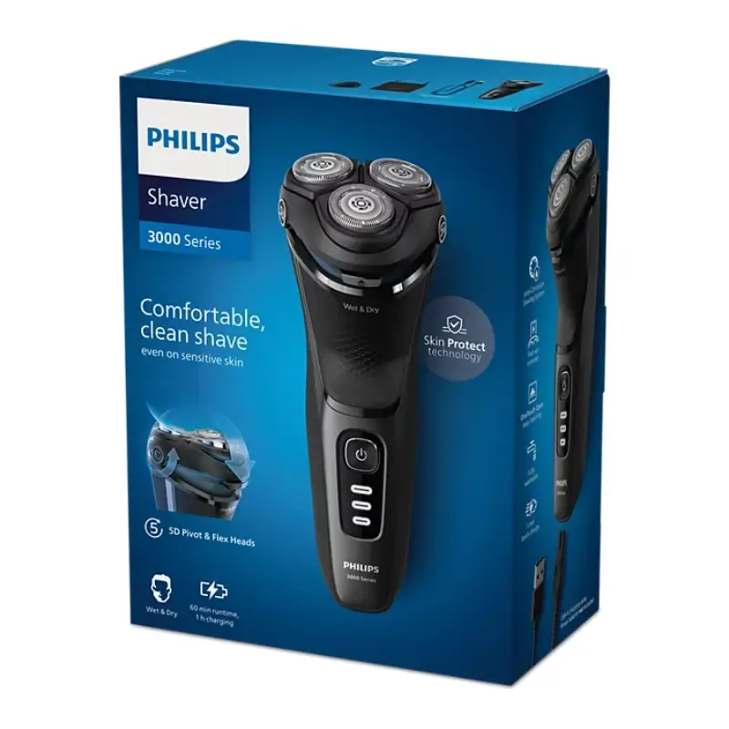 Philips Shaver Series 3000 Wet & Dry Comfortcut, Recortador Pop-Up