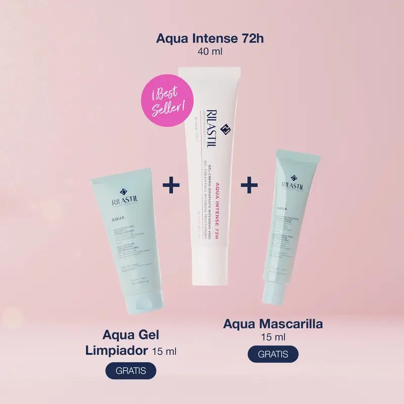 Rilastil Cracker Aqua Intense 40Ml + Aqua Limp 15Ml + Aqua Mascarilla 15Ml