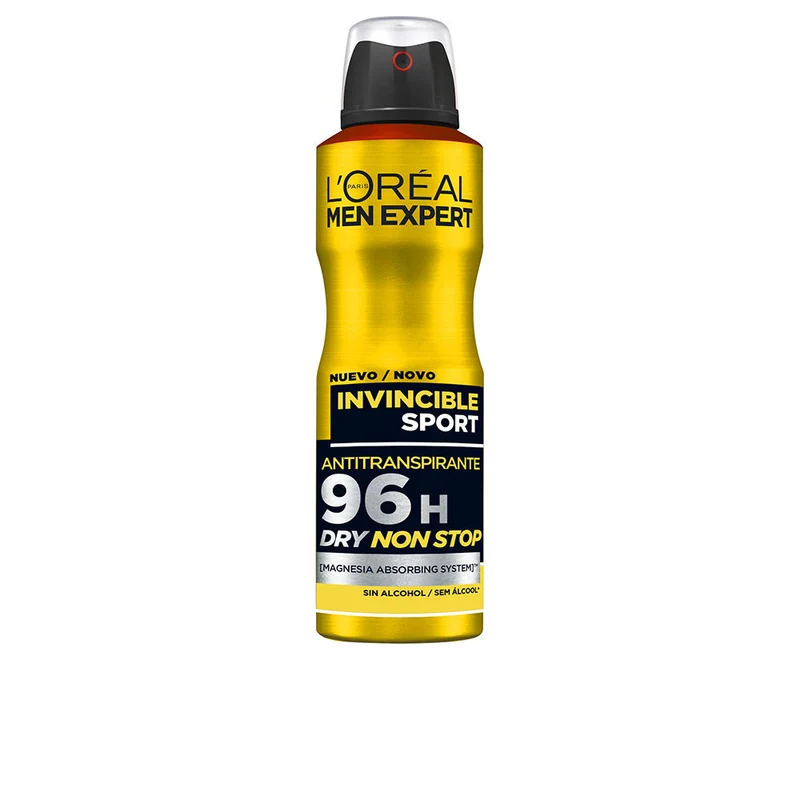 L'ORÉAL PARIS - Higiene - MEN EXPERT INVINCIBLE sport anti-transpirante deo spray 150 ml